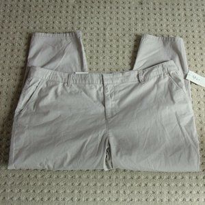 3/$20 Style&Co 16W Ankle Pants Gray Mid Rise